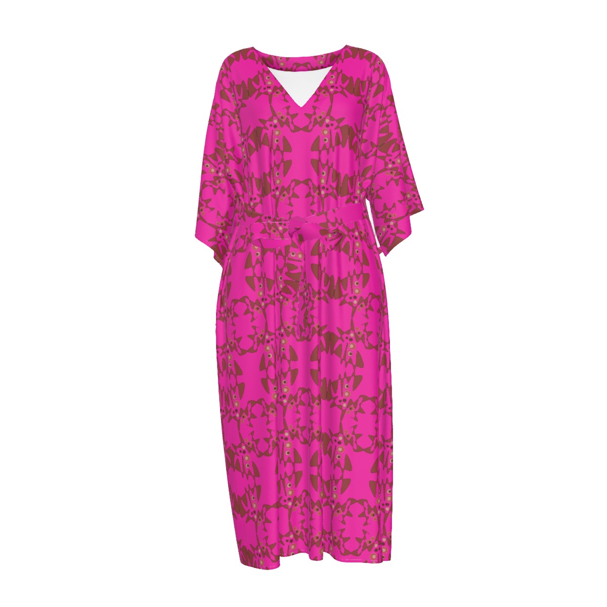 Origen Destination Women's Mid-sleeve Long Dress