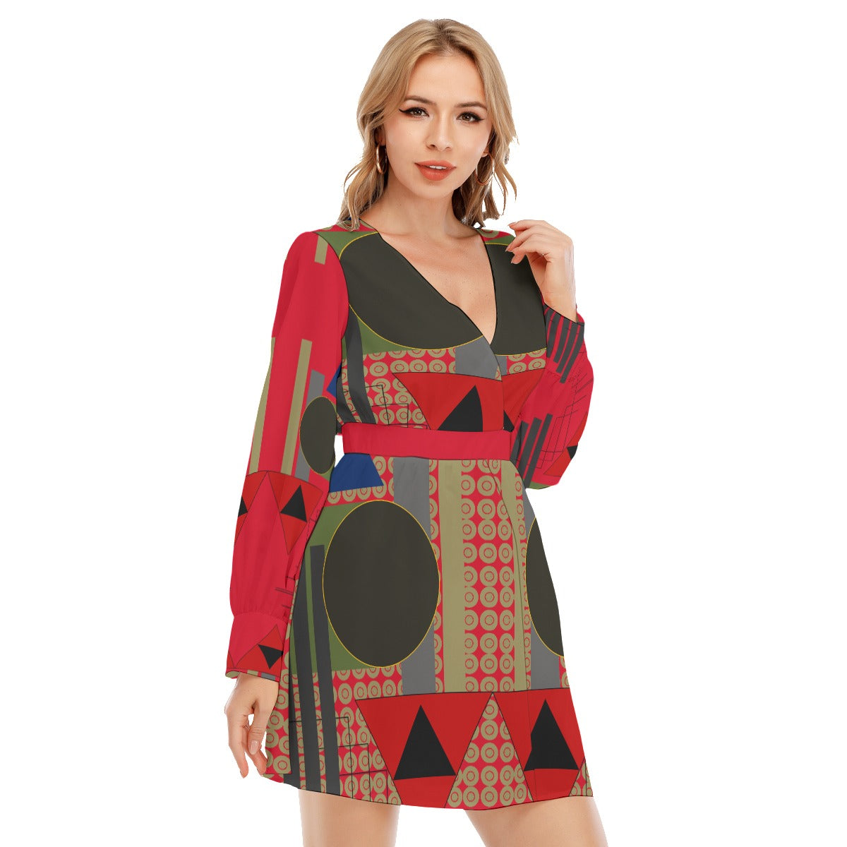 Origen Destination Women's Deep Cross Long Sleeve Dress