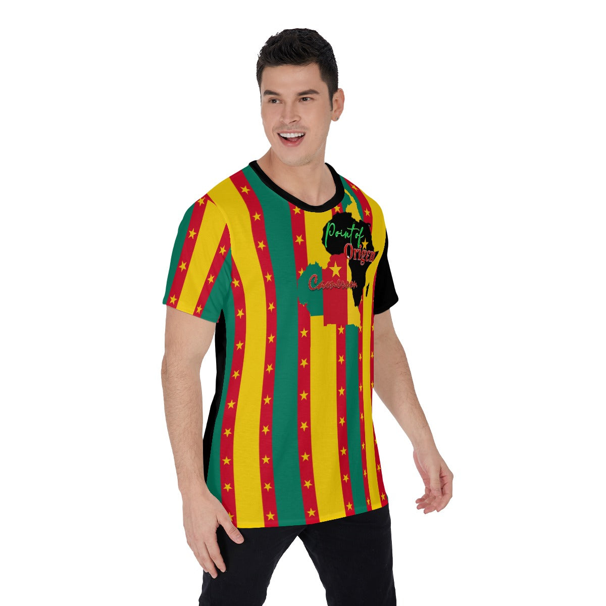 Origen Destination |On-Arrival Point of Origen Cameroon Men's T-Shirt