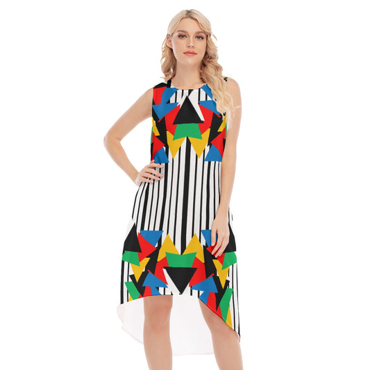 Origen Destination |On-Arrival Point of Origen Women's Sleeveless Long Dress