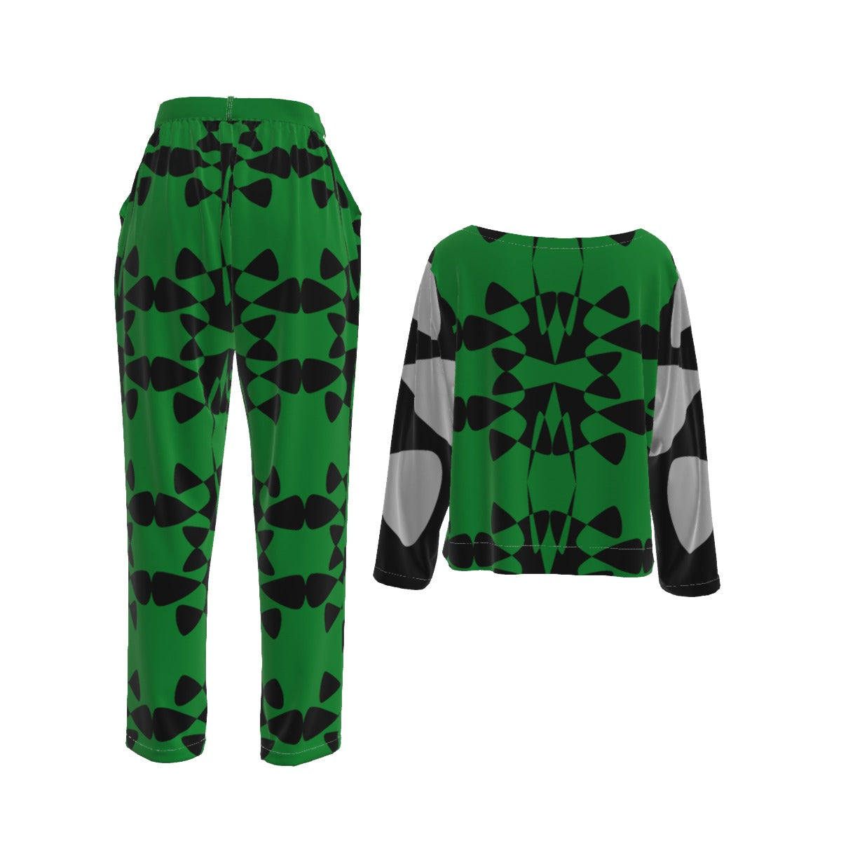 Origen Destination |On-Arrival Point of Origen Women's Green Elastic-Back Suit