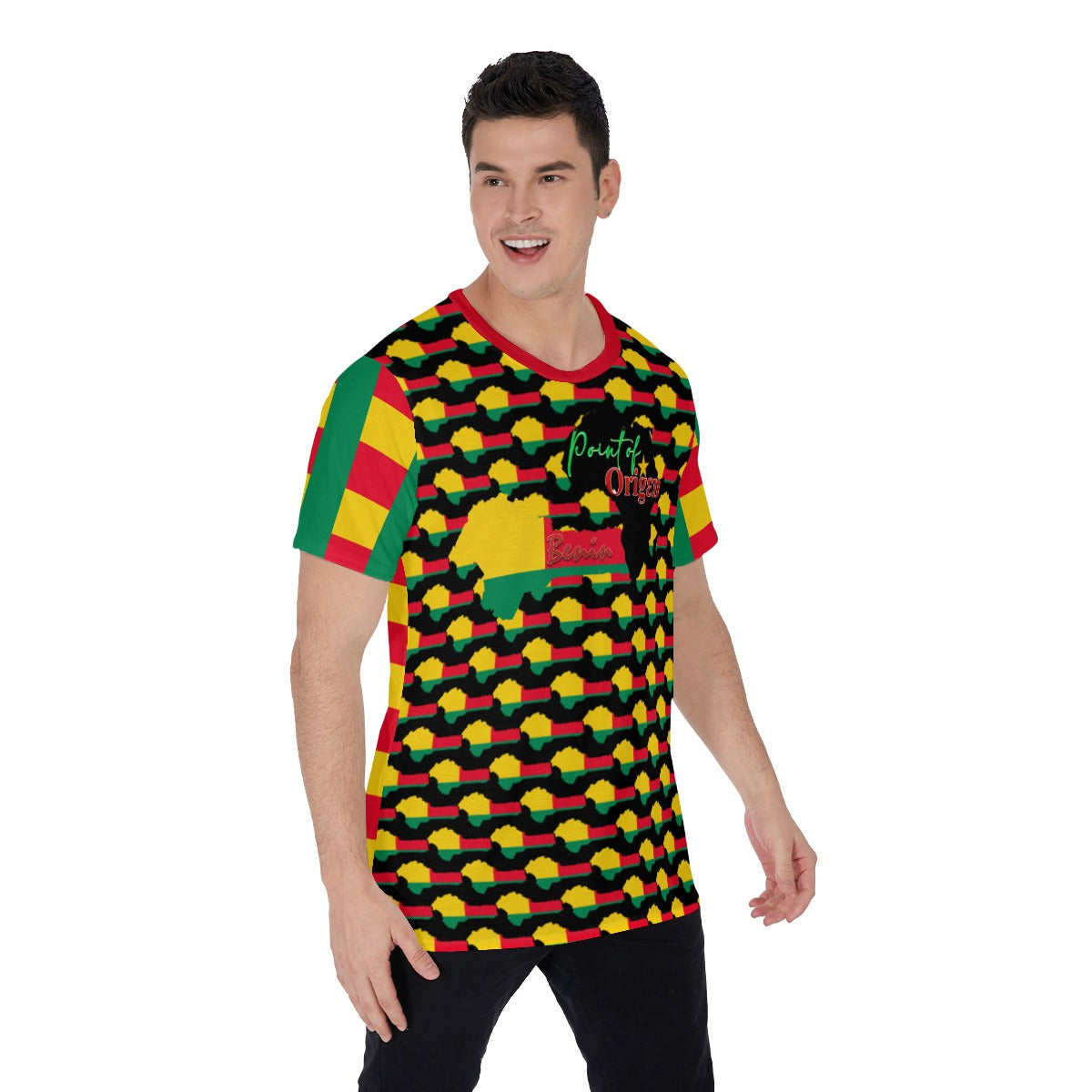 Origen Destination |On-Arrival Point of Origen Benin Men's T-Shirt