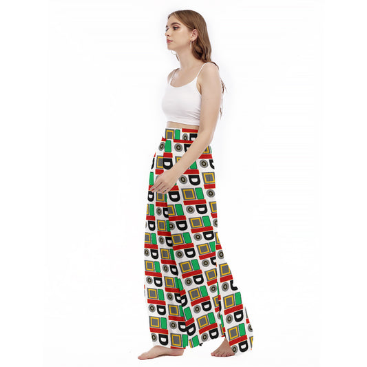 OD Print Women's High Waist Wide Leg Culottes NPT2