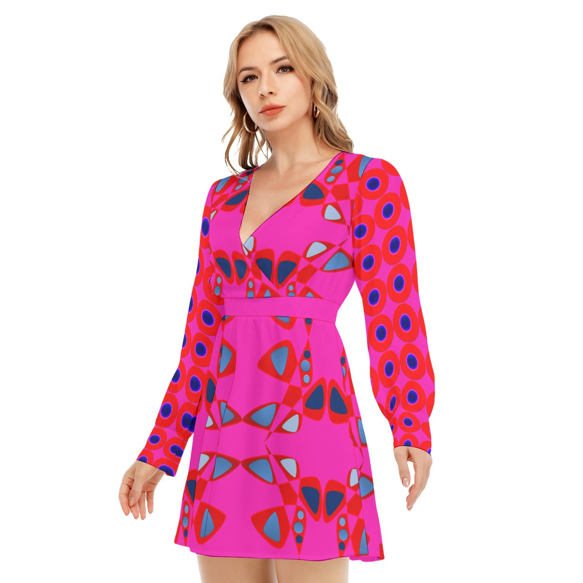 Origen Destination Women's Deep Cross Long Sleeve Dress