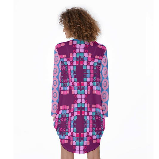 Origen Destination Women's Casual Long-sleeve T-Dress