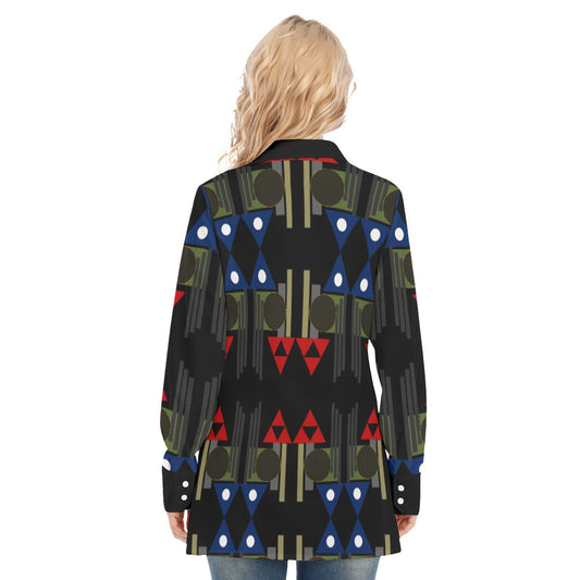 Origen Destination Women's Long-sleeve Classic Button-down Shirt