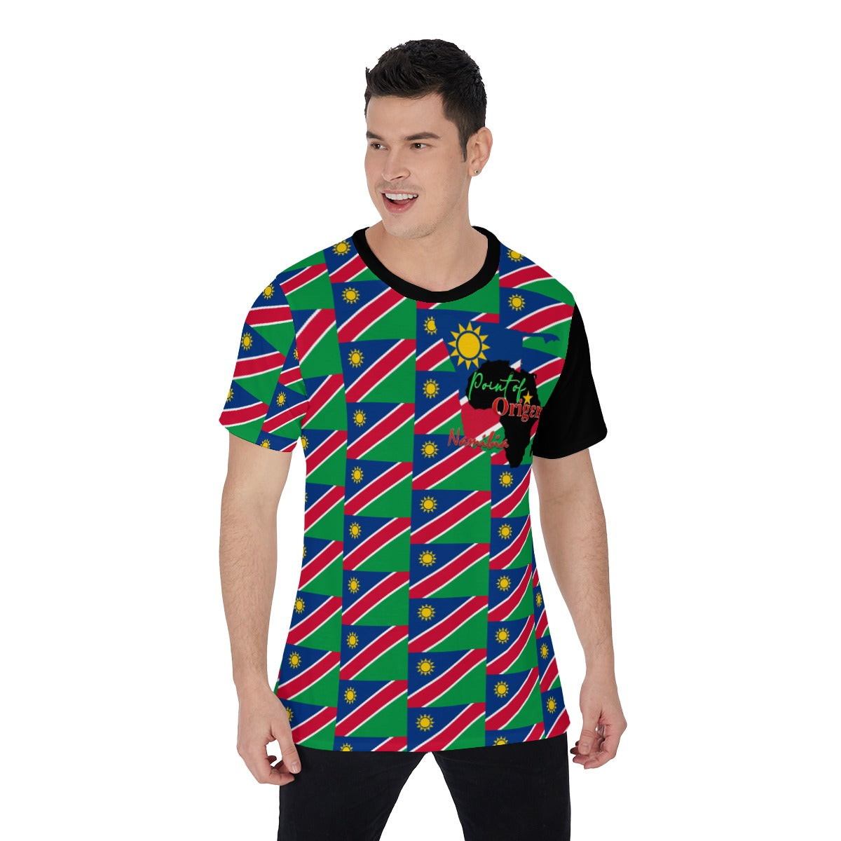 Origen Destination |On-Arrival Point of Origen Namibia Men's T-Shirt