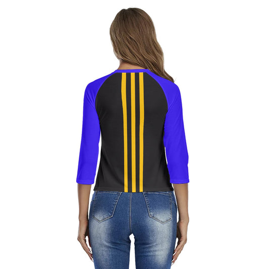 Origen Destination |On-Arrival Point of Origen Signature Women's Raglan Sleeves T-shirt