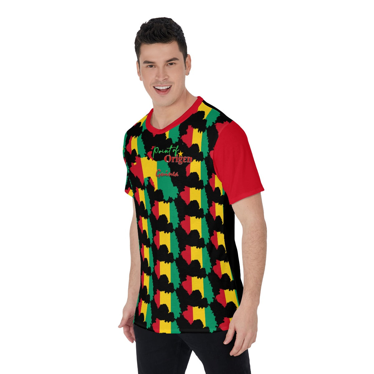 Origen Destination |On-Arrival Point of Origen Guinea Men's T-Shirt