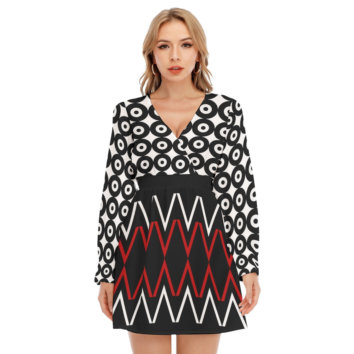 Origen Destination Women's Deep Cross Long Sleeve Dress