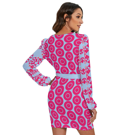 Origen Destination Women's Custom Long Sleeve Midi Dress