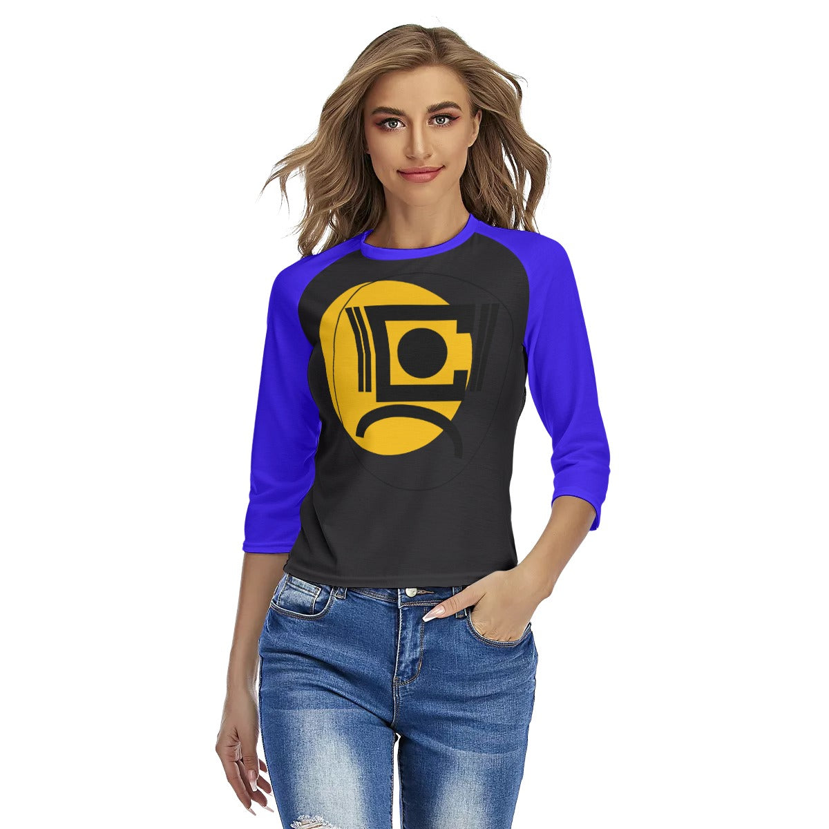 Origen Destination |On-Arrival Point of Origen Signature Women's Raglan Sleeves T-shirt