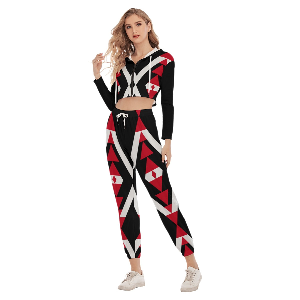Origen Destination Dia-Symbol Women's Crop Hoodie Jumpsuit