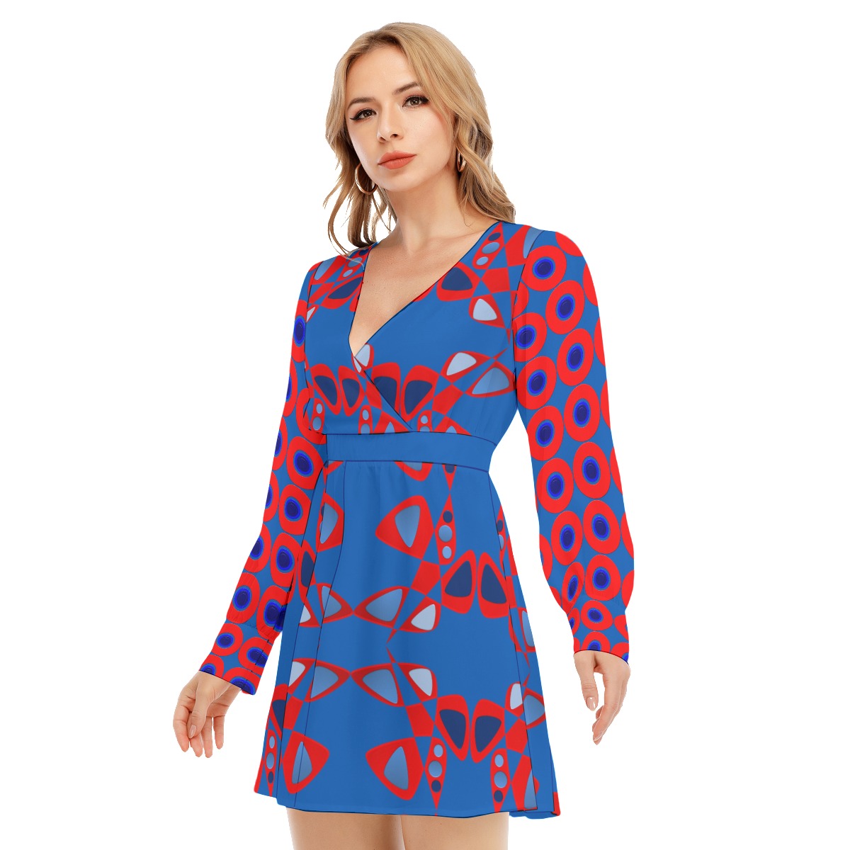 Origen Destination Women's Deep Cross Long Sleeve Dress