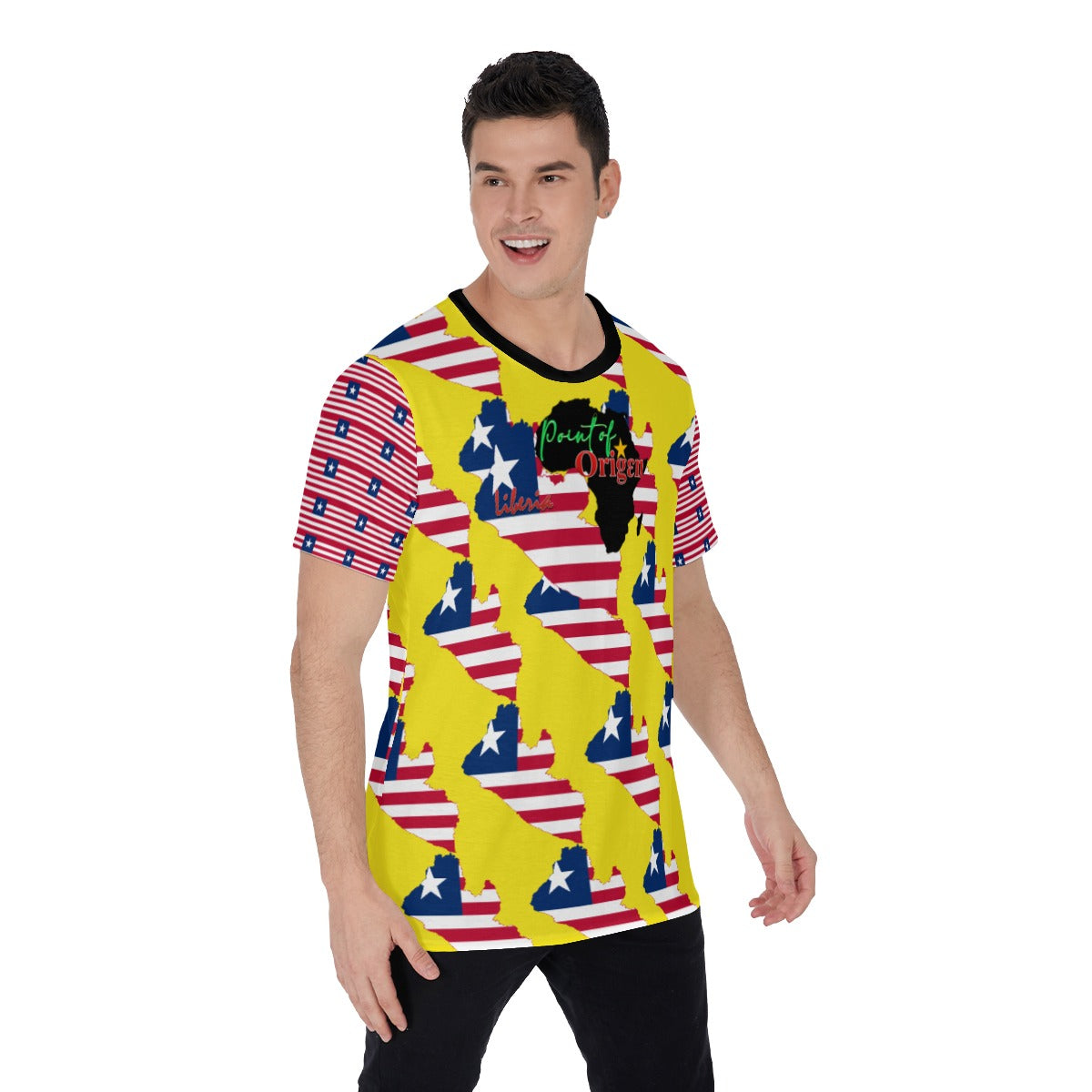 Origen Destination |On-Arrival Point of Origen Liberia Men's T-Shirt