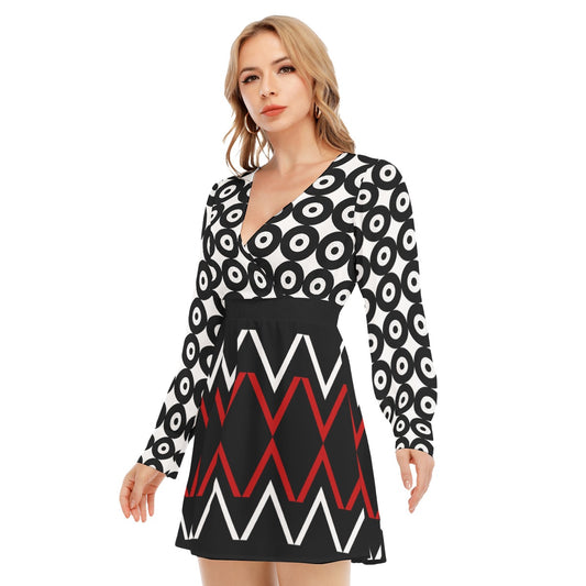 Origen Destination Women's Deep Cross Long Sleeve Dress