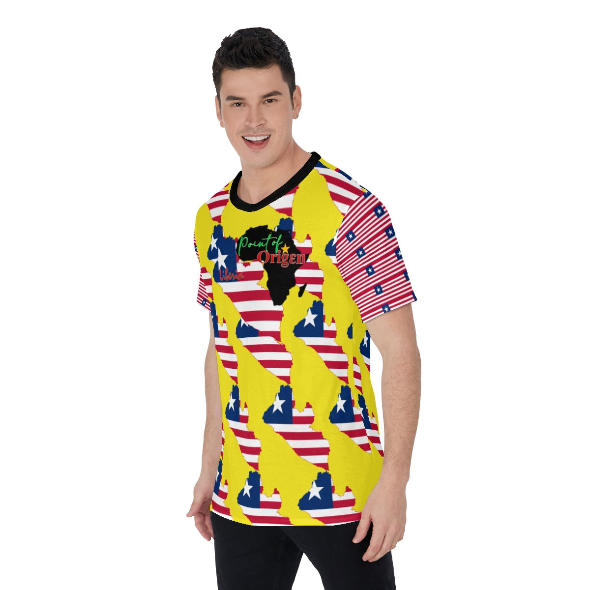 Origen Destination |On-Arrival Point of Origen Liberia Men's T-Shirt