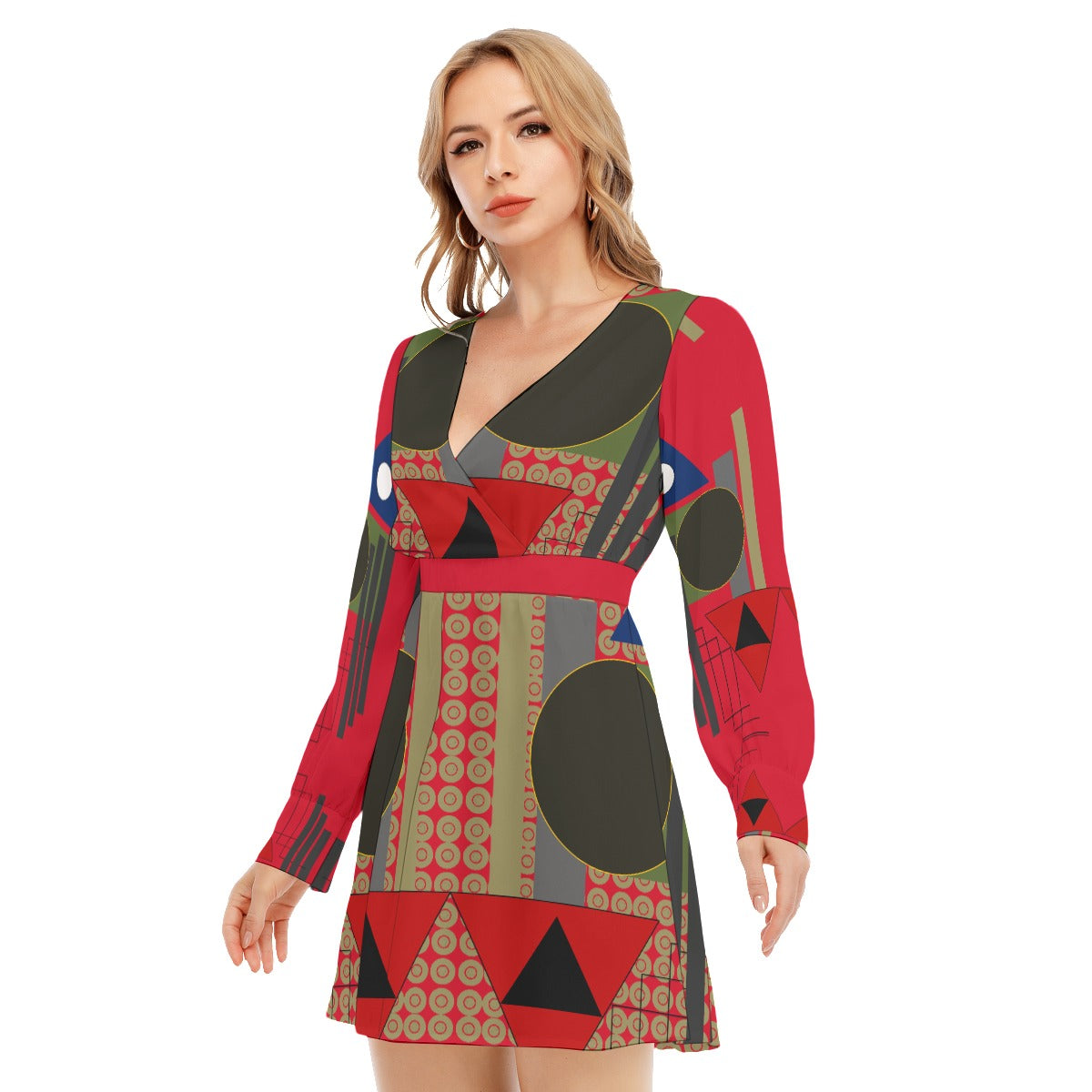 Origen Destination Women's Deep Cross Long Sleeve Dress