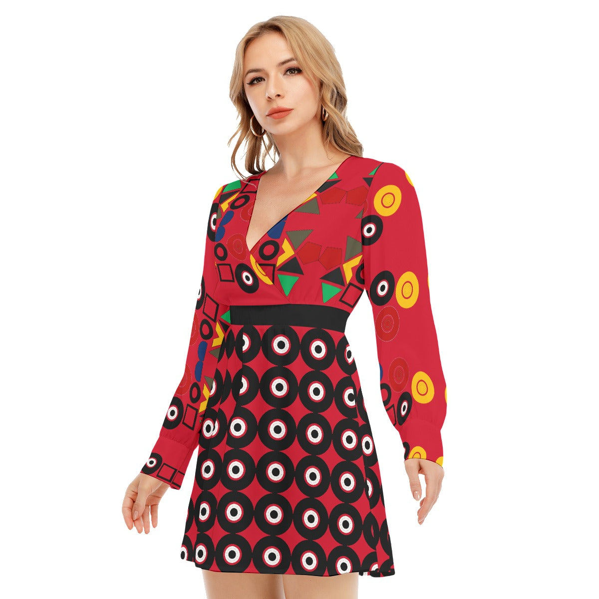 Origen Destination Women's Deep Cross Long Sleeve Dress