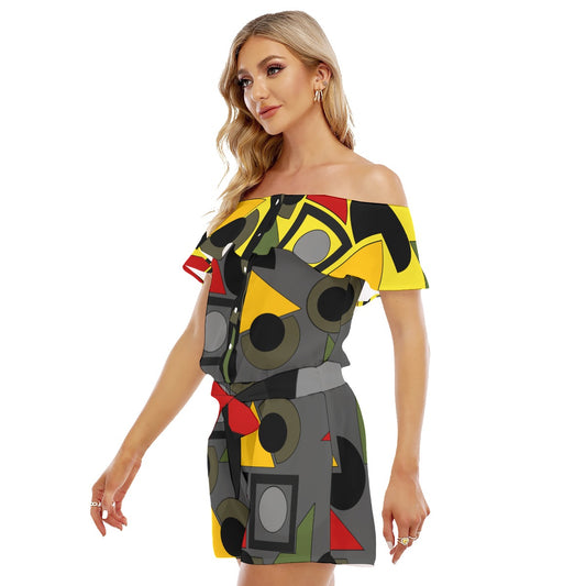 Origen Destination Women's Off-shoulder Ruffled Romper