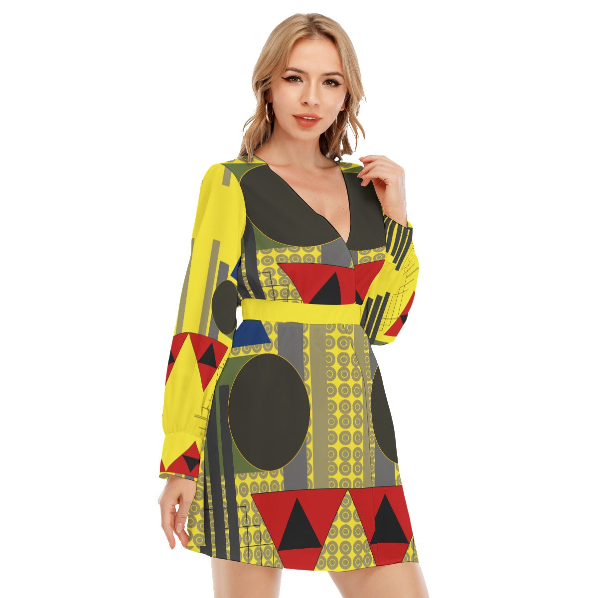 Origen Destination Women's Deep Cross Long Sleeve Dress