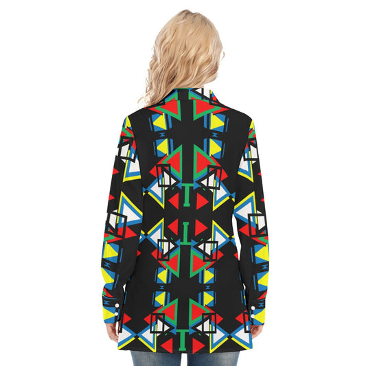 Origen Destination Women's Long-sleeve Classic Button-down Shirt