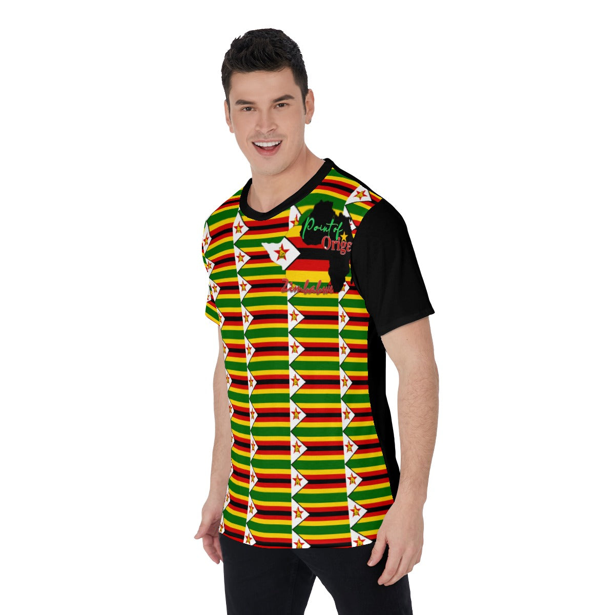 Origen Destination |On-Arrival Point of Origen Zimbabwe Men's T-Shirt