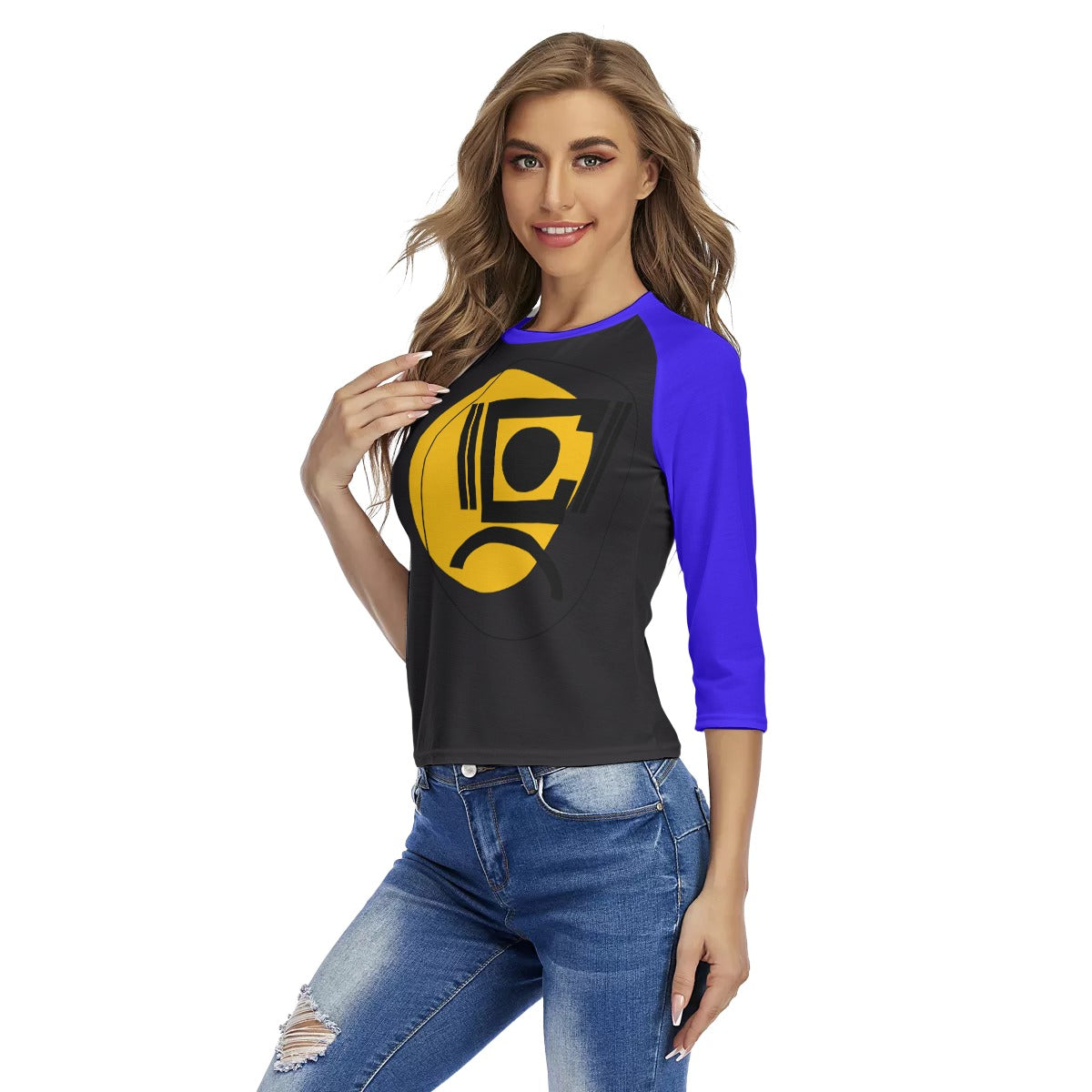 Origen Destination |On-Arrival Point of Origen Signature Women's Raglan Sleeves T-shirt