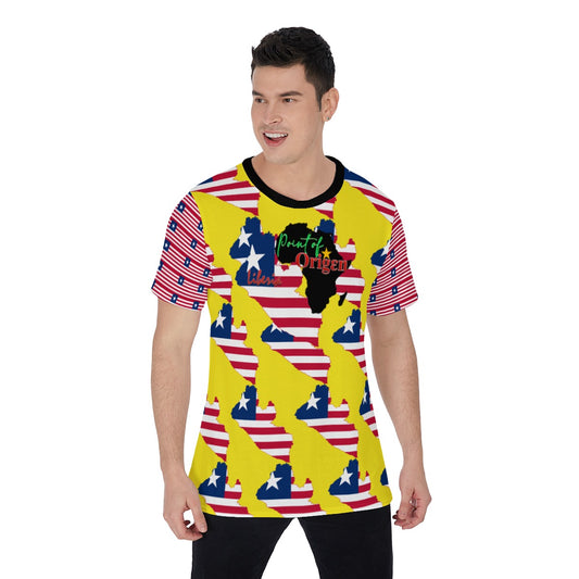 Origen Destination |On-Arrival Point of Origen Liberia Men's T-Shirt