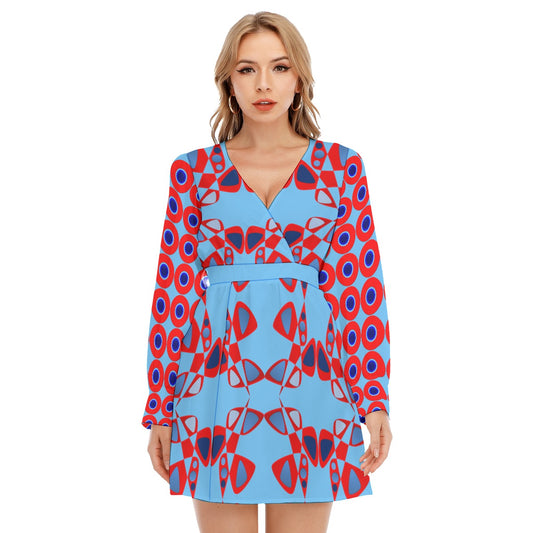 Origen Destination Women's Deep Cross Long Sleeve Dress