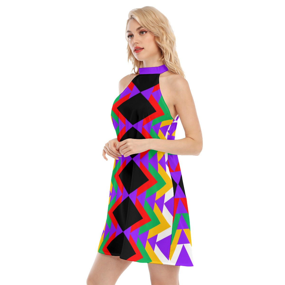 Origen Destination Women's Dress With Neck Tie