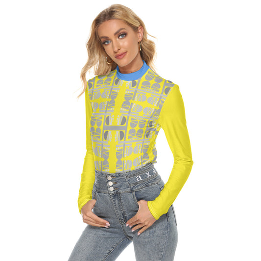 OD Women's Stretchable Turtleneck Top CYT