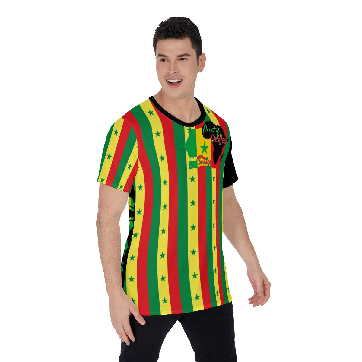 Origen Destination |On-Arrival Point of Origen Senegal Men's T-Shirt