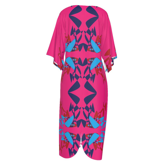 Origen Destination Women's Mid-sleeve Long Dress