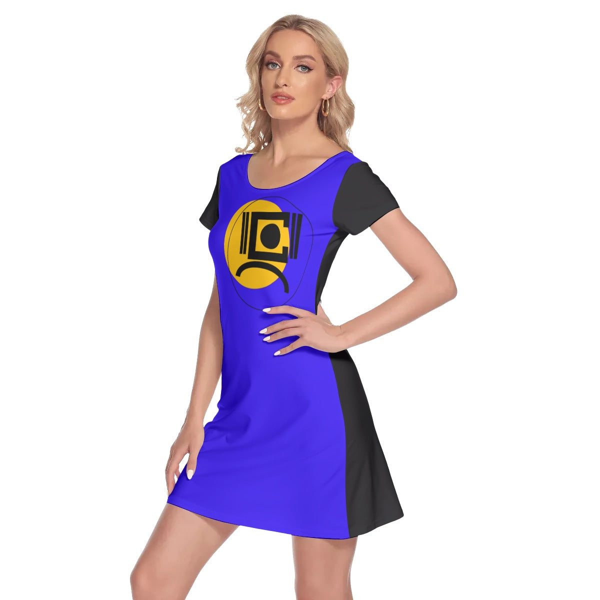 Origen Destination Signature Women's Short Sleeve O-neck Dress