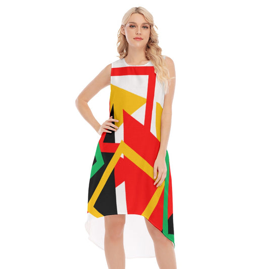 Origen Destination |On-Arrival Point of Origen Women's Sleeveless Long Dress