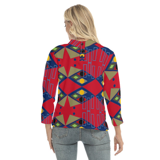 Origen Destination Women's Back Buttoned Blouse