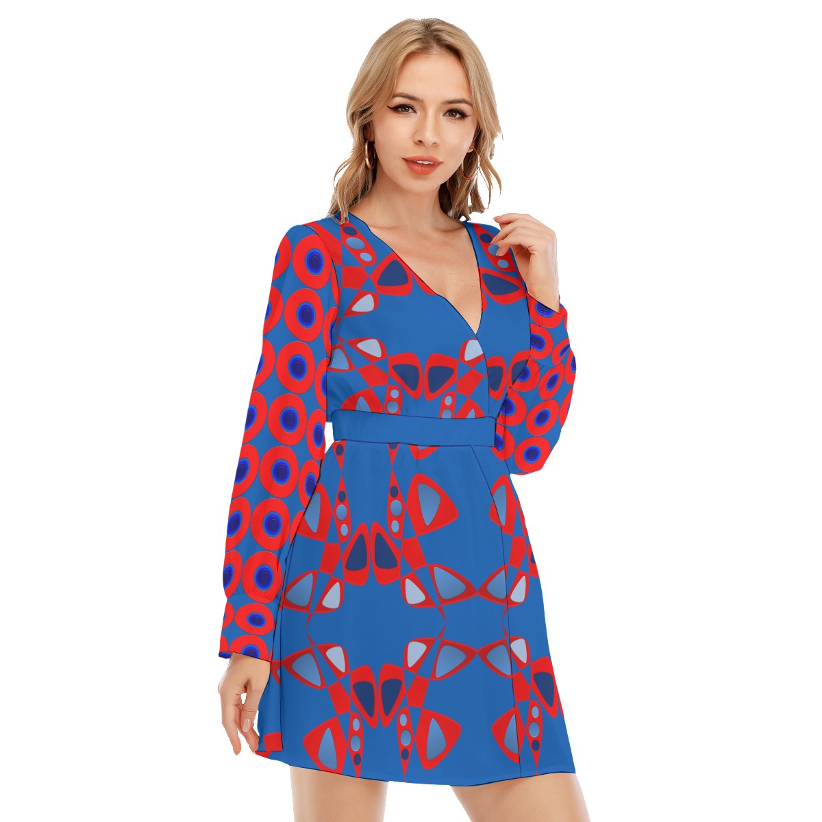 Origen Destination Women's Deep Cross Long Sleeve Dress