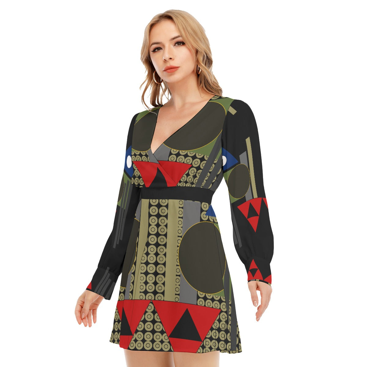 Origen Destination Women's Deep Cross Long Sleeve Dress