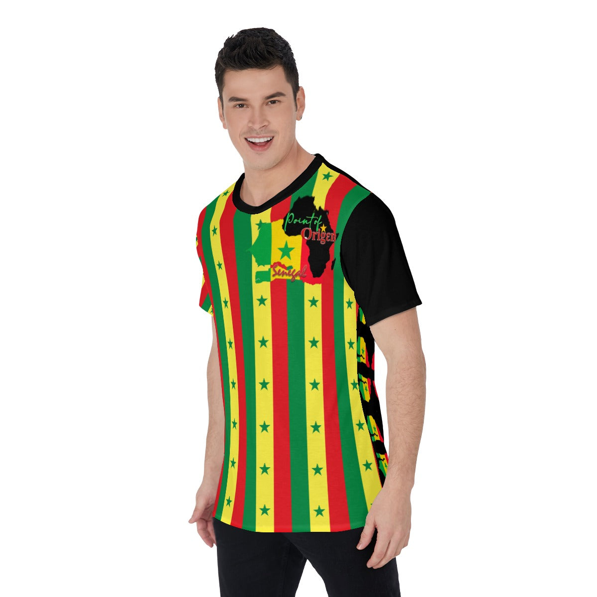 Origen Destination |On-Arrival Point of Origen Senegal Men's T-Shirt