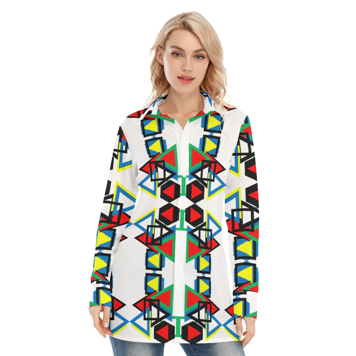 Origen Destination Women's Long-sleeve Classic Button-down Shirt