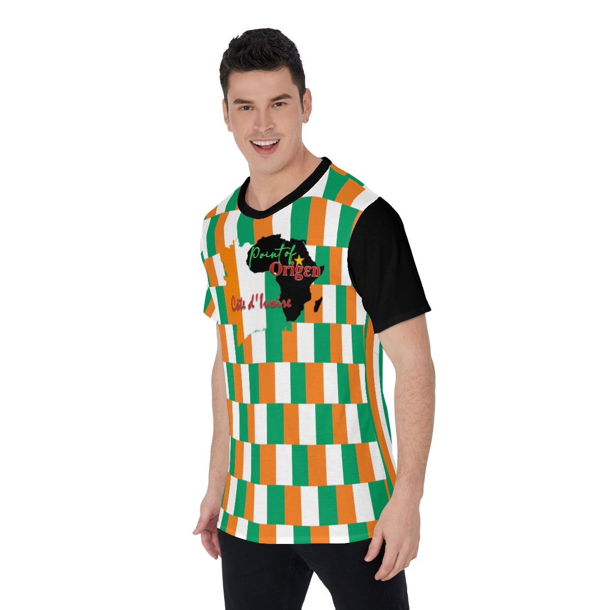 Origen Destination |On-Arrival Point of Origen Cote d' ivoire Men's T-Shirt