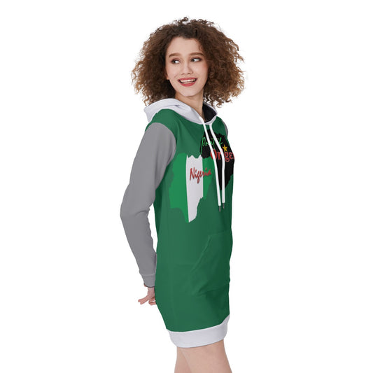 Origen Destination |On-Arrival Point of Origen Nigeria Women's Long Hoodie