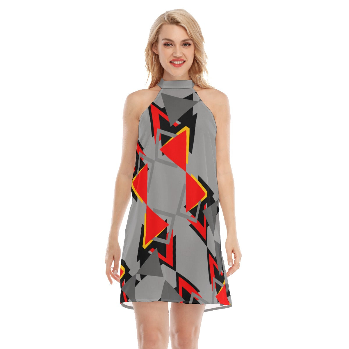 Origen Destination Women's Dress With Neck Tie