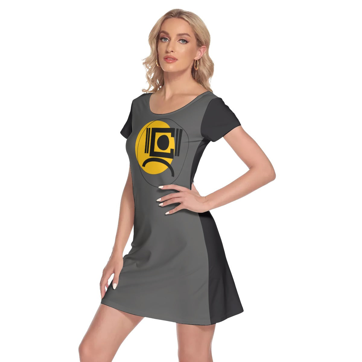 Origen Destination Signature Women's Short Sleeve O-neck Dress