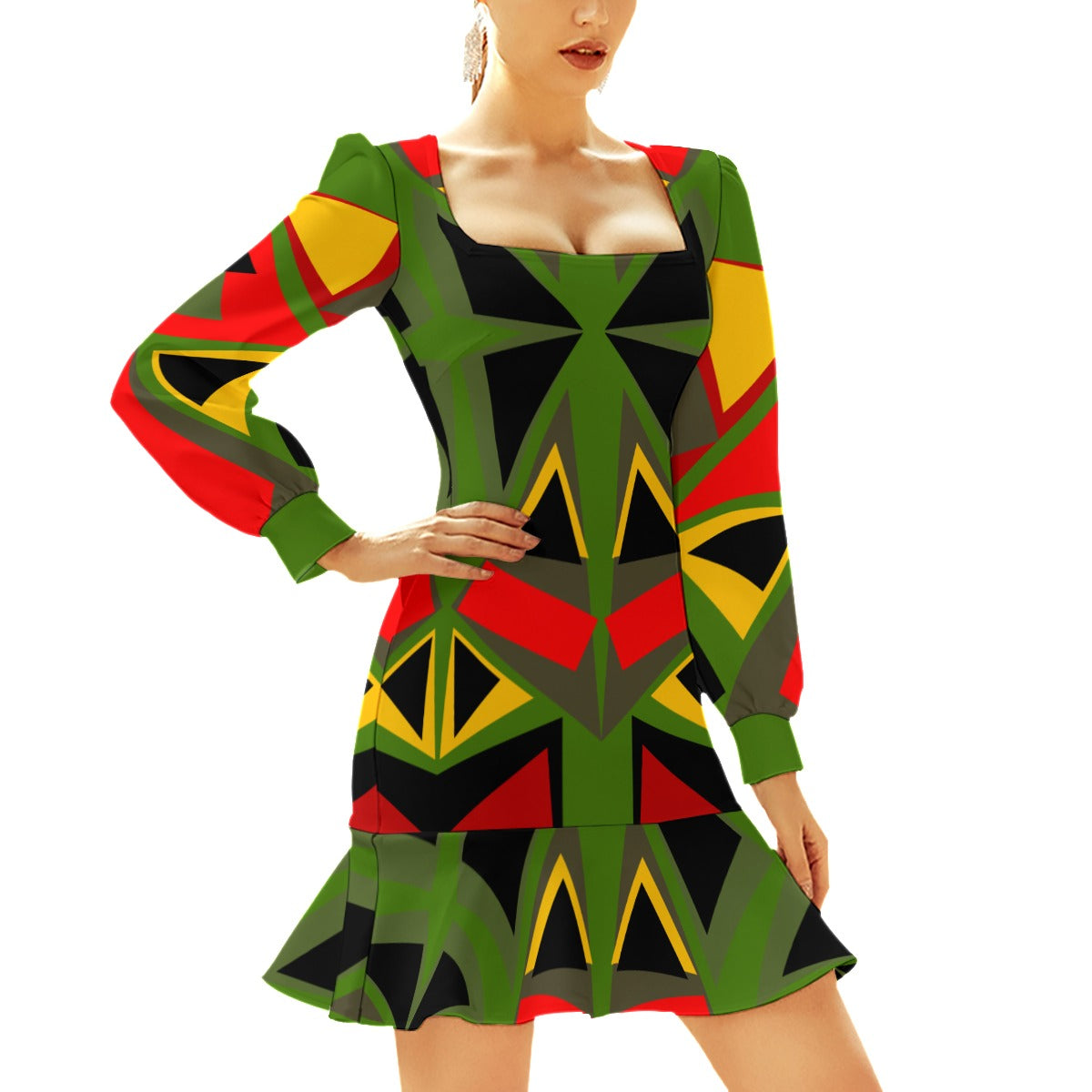 Origen Destination Women's Ruffle Hem Dress