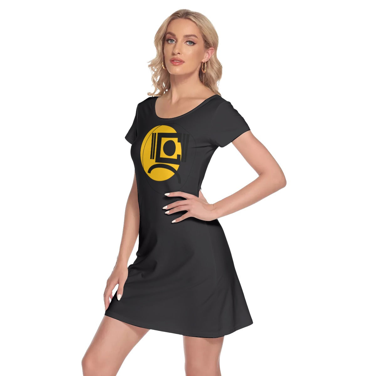 Origen Destination Signature Women's Short Sleeve O-neck Dress