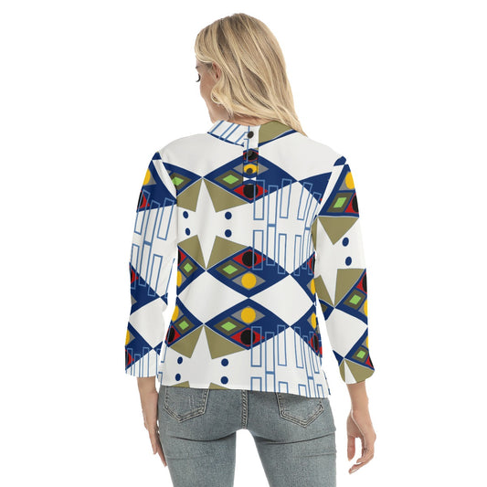 Origen Destination Women's Back Buttoned Blouse