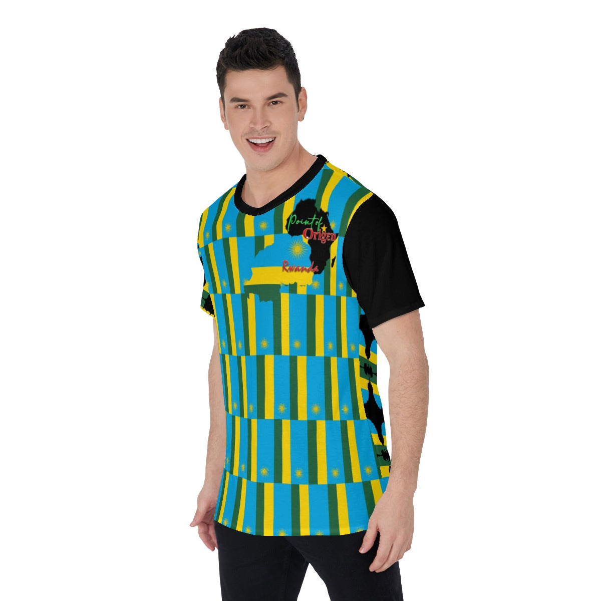 Origen Destination |On-Arrival Point of Origen Rwanda Men's T-Shirt