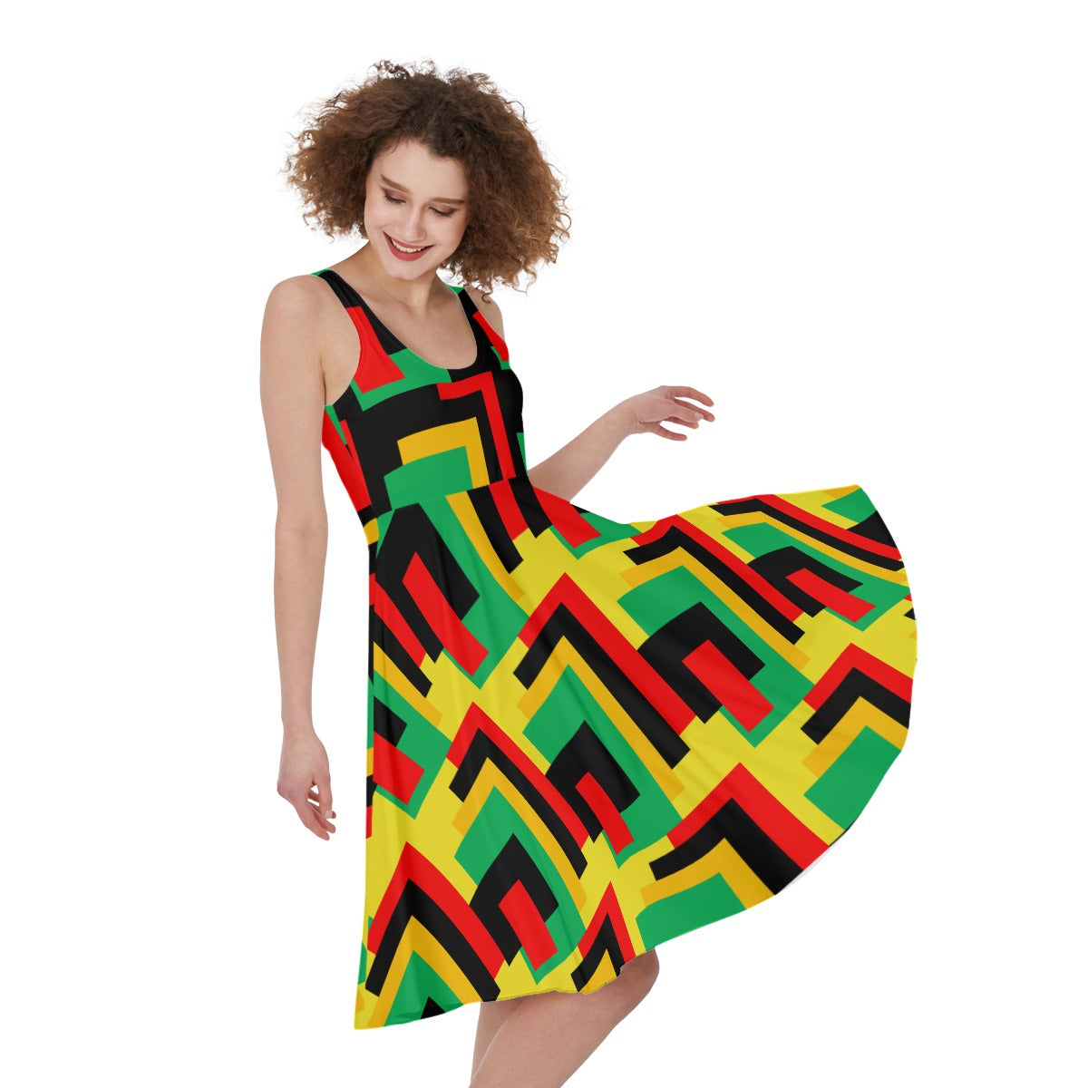 Origen Destination |On-Arrival Point of Origen Women's Yellow/Multicolor Dress